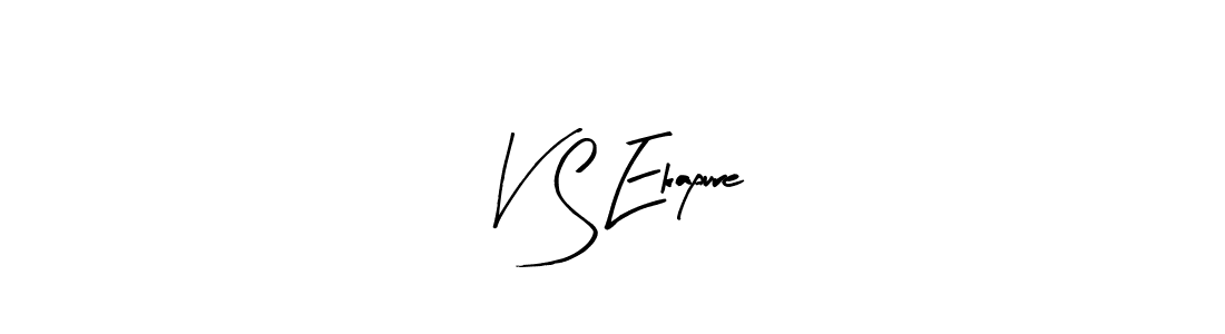 Similarly Arty Signature is the best handwritten signature design. Signature creator online .You can use it as an online autograph creator for name V S Ekapure. V S Ekapure signature style 8 images and pictures png