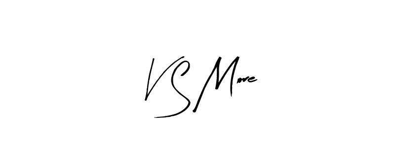 Also we have V S More name is the best signature style. Create professional handwritten signature collection using Arty Signature autograph style. V S More signature style 8 images and pictures png