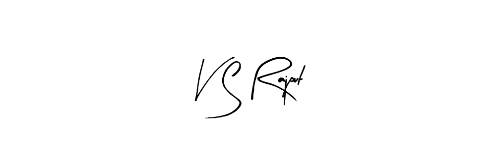 How to make V S Rajput name signature. Use Arty Signature style for creating short signs online. This is the latest handwritten sign. V S Rajput signature style 8 images and pictures png