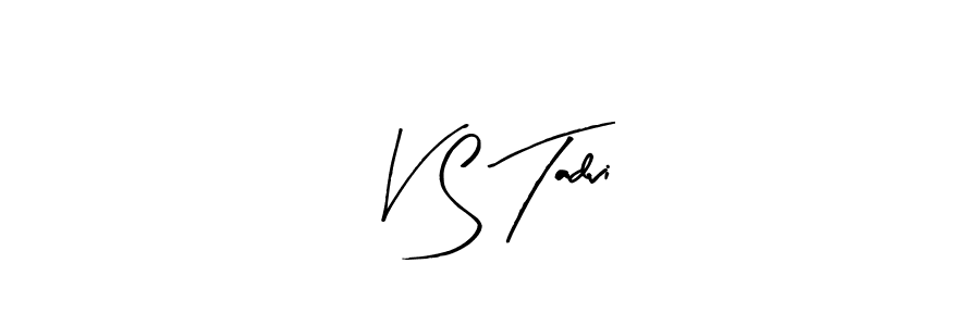 Use a signature maker to create a handwritten signature online. With this signature software, you can design (Arty Signature) your own signature for name V S Tadvi. V S Tadvi signature style 8 images and pictures png