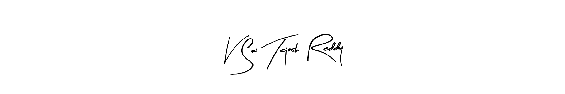 You should practise on your own different ways (Arty Signature) to write your name (V Sai Tejash Reddy) in signature. don't let someone else do it for you. V Sai Tejash Reddy signature style 8 images and pictures png