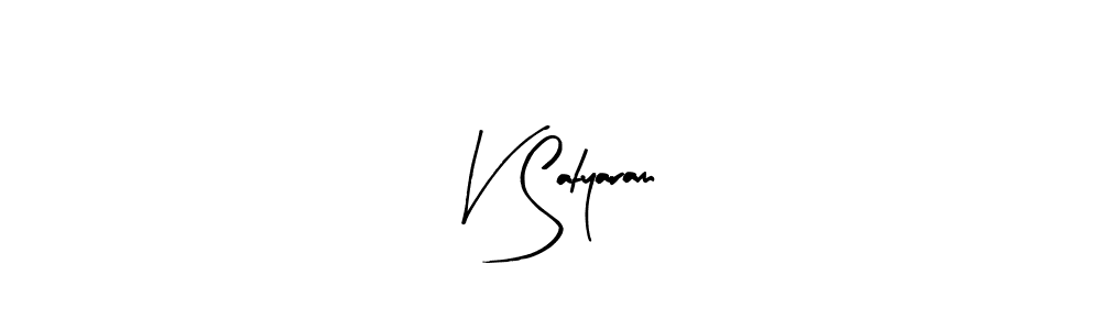 Make a beautiful signature design for name V Satyaram. With this signature (Arty Signature) style, you can create a handwritten signature for free. V Satyaram signature style 8 images and pictures png