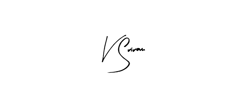 Use a signature maker to create a handwritten signature online. With this signature software, you can design (Arty Signature) your own signature for name V Sriram. V Sriram signature style 8 images and pictures png