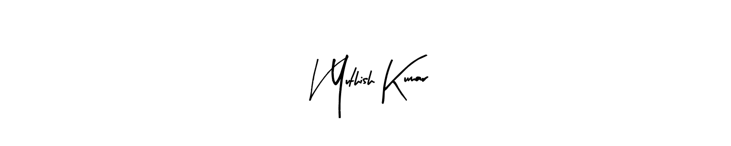 How to Draw V Yuthish Kumar signature style? Arty Signature is a latest design signature styles for name V Yuthish Kumar. V Yuthish Kumar signature style 8 images and pictures png