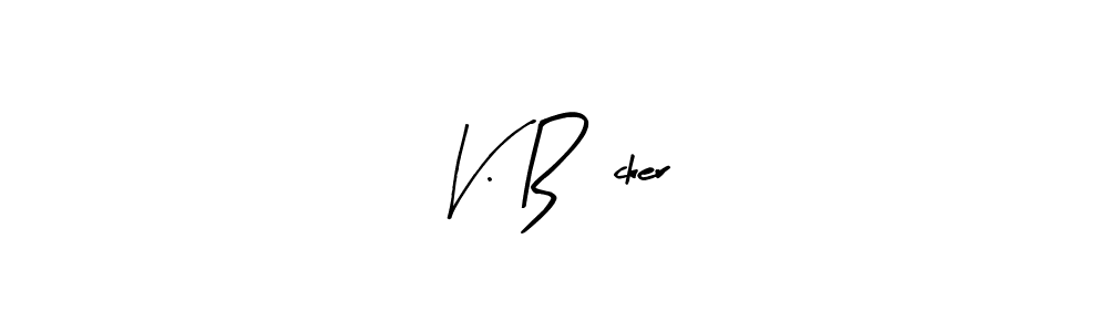 You can use this online signature creator to create a handwritten signature for the name V. Bäcker. This is the best online autograph maker. V. Bäcker signature style 8 images and pictures png