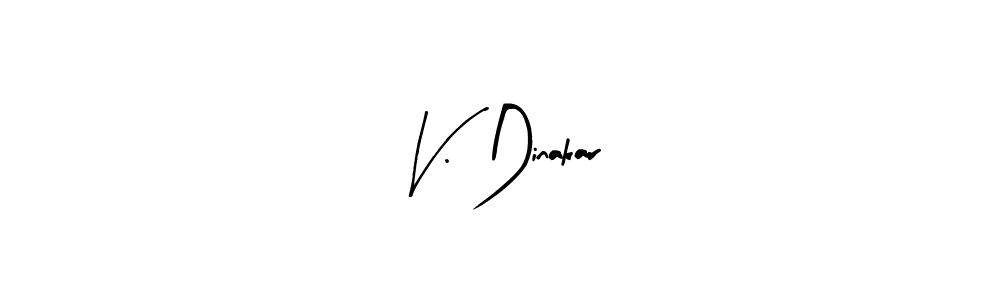 You can use this online signature creator to create a handwritten signature for the name V. Dinakar. This is the best online autograph maker. V. Dinakar signature style 8 images and pictures png