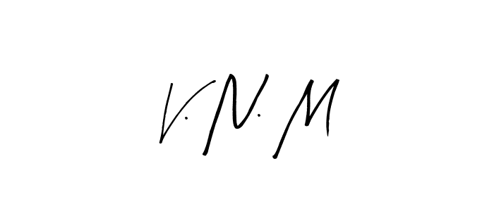 Make a beautiful signature design for name V. N. M. Use this online signature maker to create a handwritten signature for free. V. N. M signature style 8 images and pictures png