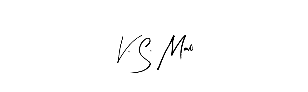 V. S. Mali stylish signature style. Best Handwritten Sign (Arty Signature) for my name. Handwritten Signature Collection Ideas for my name V. S. Mali. V. S. Mali signature style 8 images and pictures png