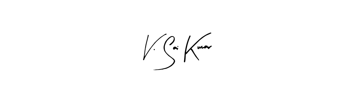 How to Draw V. Sai Kumar signature style? Arty Signature is a latest design signature styles for name V. Sai Kumar. V. Sai Kumar signature style 8 images and pictures png