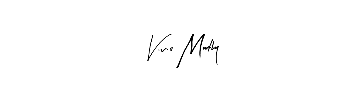 The best way (Arty Signature) to make a short signature is to pick only two or three words in your name. The name V.v.s Murthy include a total of six letters. For converting this name. V.v.s Murthy signature style 8 images and pictures png