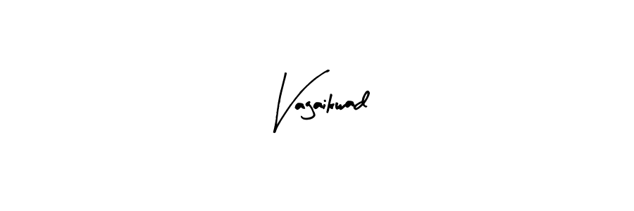 Design your own signature with our free online signature maker. With this signature software, you can create a handwritten (Arty Signature) signature for name Vagaikwad. Vagaikwad signature style 8 images and pictures png