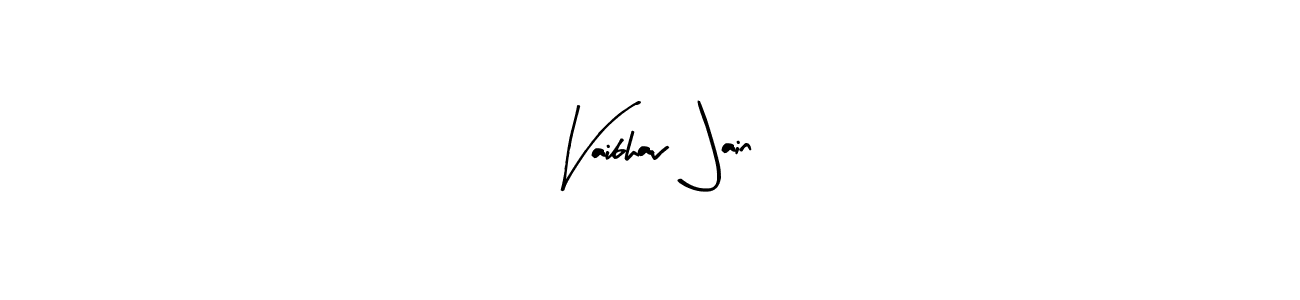 Create a beautiful signature design for name Vaibhav  Jain. With this signature (Arty Signature) fonts, you can make a handwritten signature for free. Vaibhav  Jain signature style 8 images and pictures png