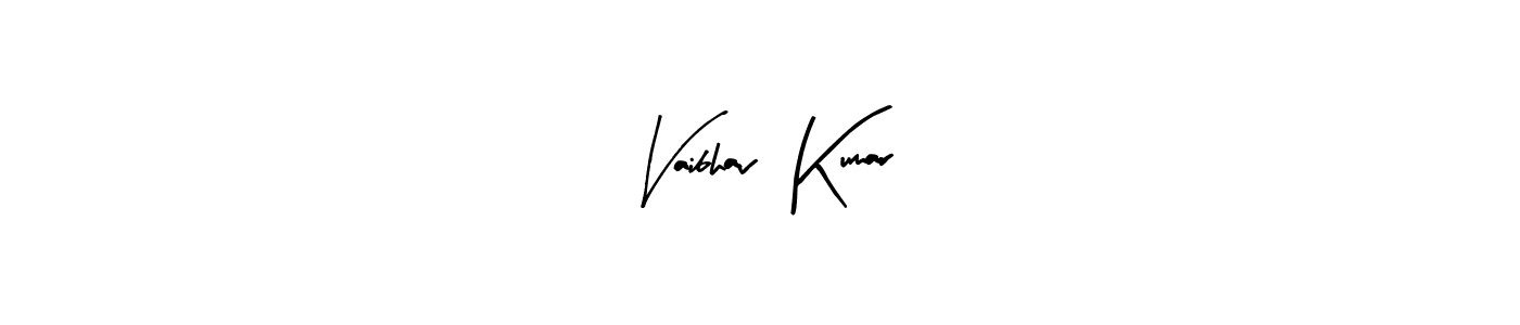This is the best signature style for the Vaibhav  Kumar name. Also you like these signature font (Arty Signature). Mix name signature. Vaibhav  Kumar signature style 8 images and pictures png