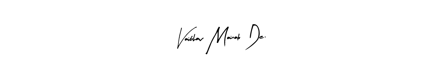 How to Draw Vaibhav Mainak De. signature style? Arty Signature is a latest design signature styles for name Vaibhav Mainak De.. Vaibhav Mainak De. signature style 8 images and pictures png