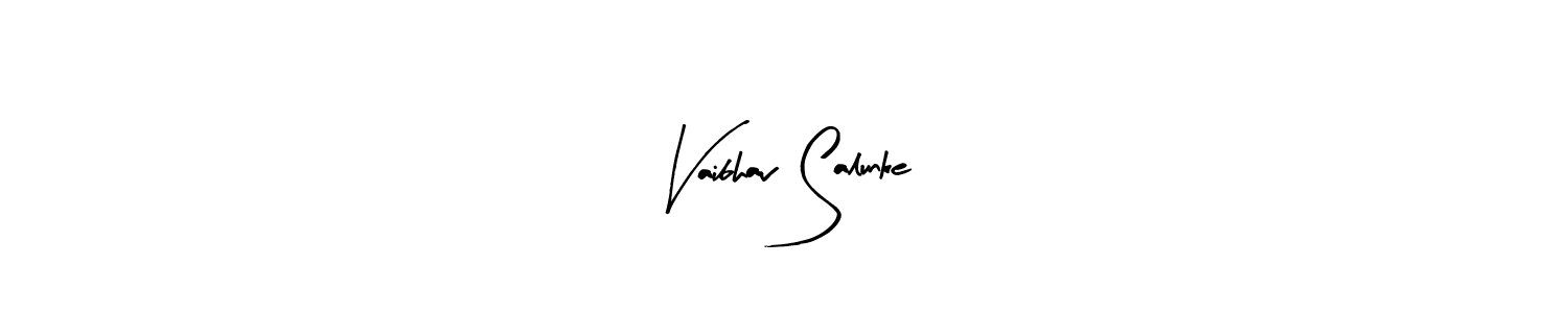 Make a beautiful signature design for name Vaibhav Salunke. Use this online signature maker to create a handwritten signature for free. Vaibhav Salunke signature style 8 images and pictures png