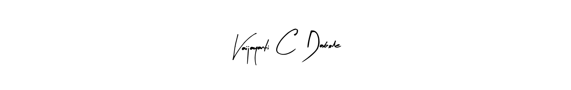 Also we have Vaijayanti C Dabole name is the best signature style. Create professional handwritten signature collection using Arty Signature autograph style. Vaijayanti C Dabole signature style 8 images and pictures png