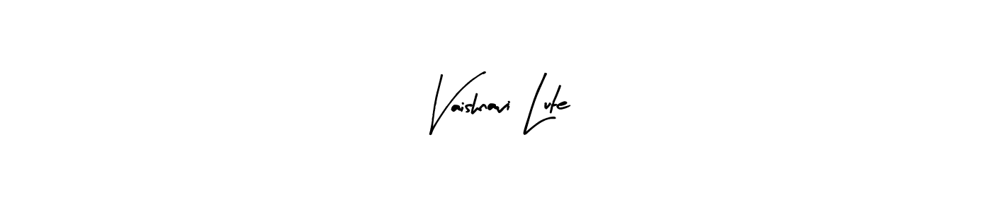 Here are the top 10 professional signature styles for the name Vaishnavi Lute. These are the best autograph styles you can use for your name. Vaishnavi Lute signature style 8 images and pictures png