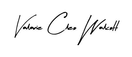 It looks like you need a new signature style for name Valarie Cleo Walcott. Design unique handwritten (Arty Signature) signature with our free signature maker in just a few clicks. Valarie Cleo Walcott signature style 8 images and pictures png