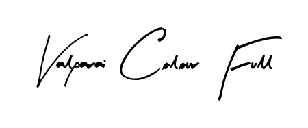 Once you've used our free online signature maker to create your best signature Arty Signature style, it's time to enjoy signing your documents with Valparai Colour Full name. Valparai Colour Full signature style 8 images and pictures png