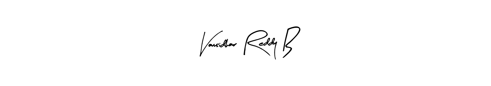 Make a beautiful signature design for name Vamsidhar Reddy B. With this signature (Arty Signature) style, you can create a handwritten signature for free. Vamsidhar Reddy B signature style 8 images and pictures png