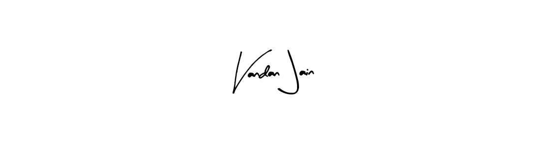 Also we have Vandan Jain name is the best signature style. Create professional handwritten signature collection using Arty Signature autograph style. Vandan Jain signature style 8 images and pictures png