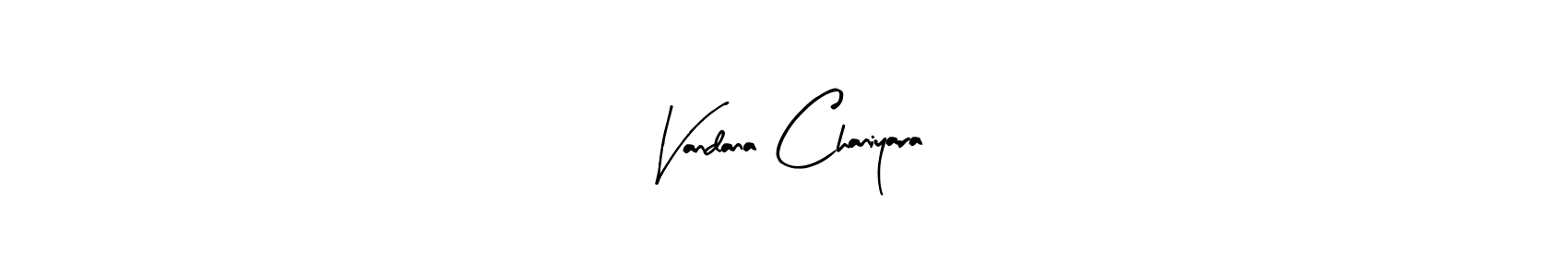Vandana Chaniyara stylish signature style. Best Handwritten Sign (Arty Signature) for my name. Handwritten Signature Collection Ideas for my name Vandana Chaniyara. Vandana Chaniyara signature style 8 images and pictures png