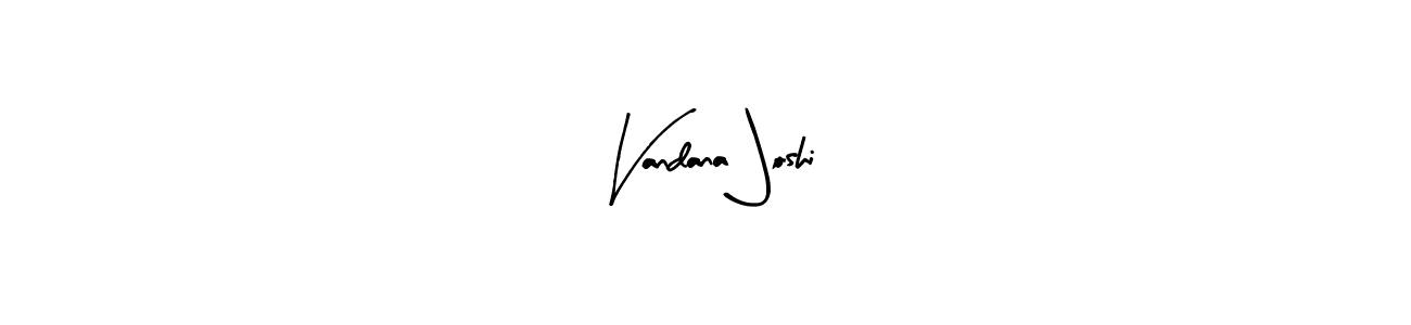 Make a short Vandana Joshi signature style. Manage your documents anywhere anytime using Arty Signature. Create and add eSignatures, submit forms, share and send files easily. Vandana Joshi signature style 8 images and pictures png