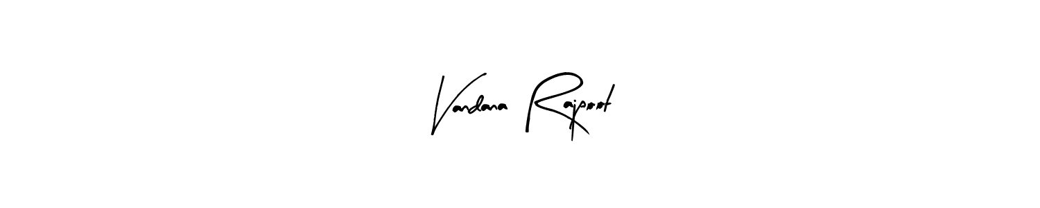Make a beautiful signature design for name Vandana Rajpoot. Use this online signature maker to create a handwritten signature for free. Vandana Rajpoot signature style 8 images and pictures png