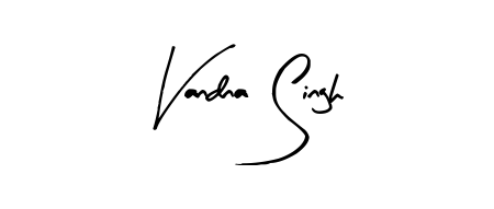 Create an unforgettable impression when signing with Vandna Singh name styled in Arty Signature typography. 100% free online generator. Vandna Singh signature style 8 images and pictures png