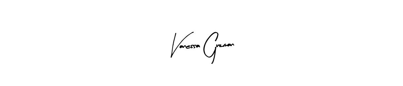 Create a beautiful signature design for name Vanessa Guzman. With this signature (Arty Signature) fonts, you can make a handwritten signature for free. Vanessa Guzman signature style 8 images and pictures png