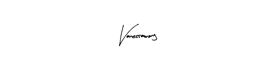 Design your own signature with our free online signature maker. With this signature software, you can create a handwritten (Arty Signature) signature for name Vanessawong. Vanessawong signature style 8 images and pictures png