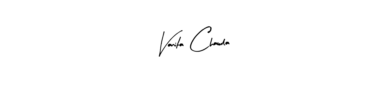 It looks lik you need a new signature style for name Vanita Chawla. Design unique handwritten (Arty Signature) signature with our free signature maker in just a few clicks. Vanita Chawla signature style 8 images and pictures png