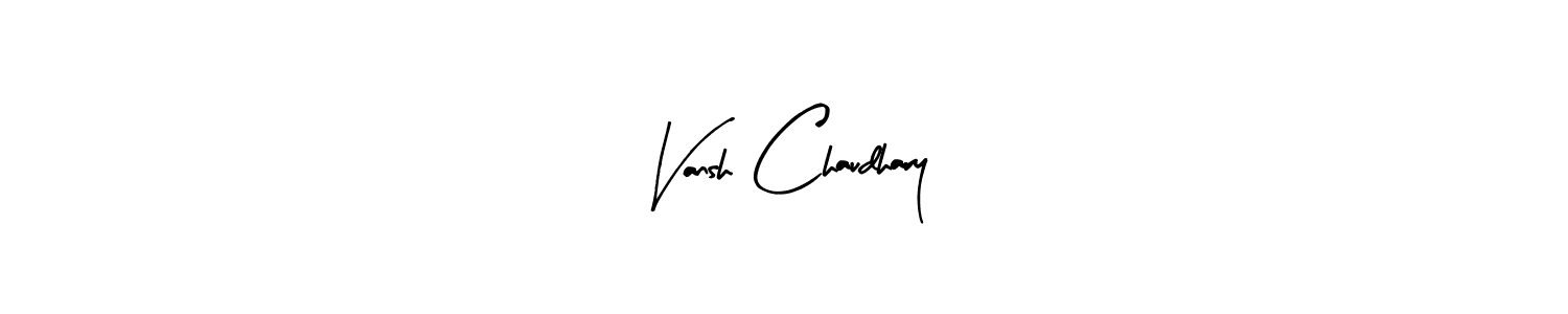 Make a beautiful signature design for name Vansh Chaudhary. Use this online signature maker to create a handwritten signature for free. Vansh Chaudhary signature style 8 images and pictures png