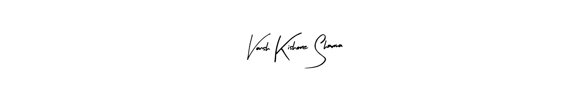 It looks lik you need a new signature style for name Vansh Kishore Sharma. Design unique handwritten (Arty Signature) signature with our free signature maker in just a few clicks. Vansh Kishore Sharma signature style 8 images and pictures png
