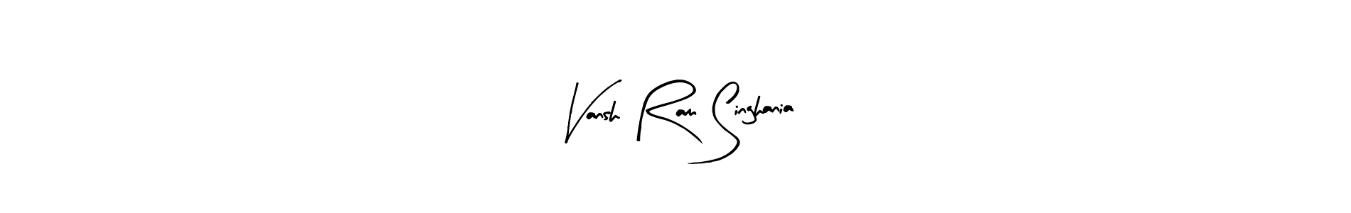 This is the best signature style for the Vansh Ram Singhania name. Also you like these signature font (Arty Signature). Mix name signature. Vansh Ram Singhania signature style 8 images and pictures png