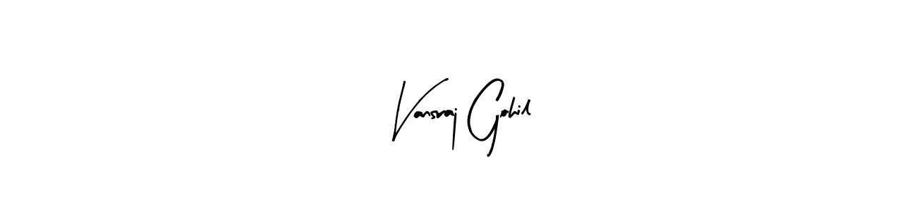 Also we have Vansraj Gohil name is the best signature style. Create professional handwritten signature collection using Arty Signature autograph style. Vansraj Gohil signature style 8 images and pictures png