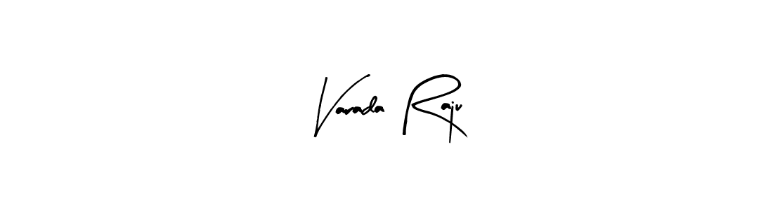 Arty Signature is a professional signature style that is perfect for those who want to add a touch of class to their signature. It is also a great choice for those who want to make their signature more unique. Get Varada Raju name to fancy signature for free. Varada Raju signature style 8 images and pictures png