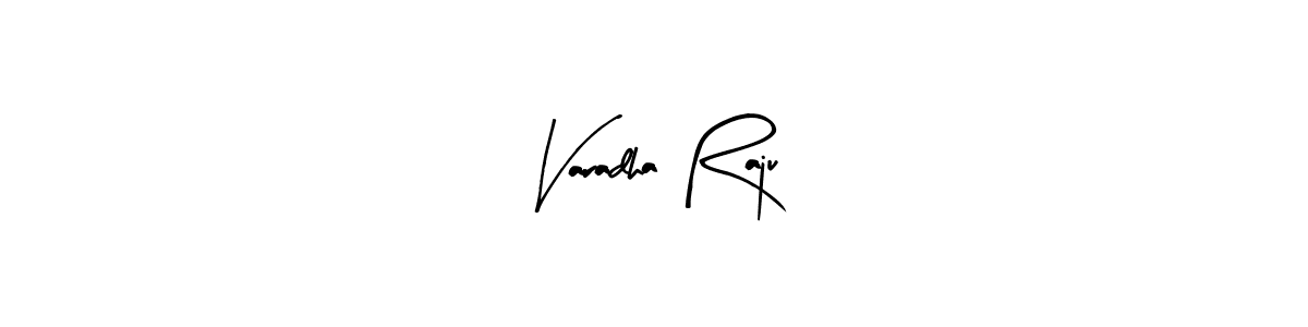 How to make Varadha Raju name signature. Use Arty Signature style for creating short signs online. This is the latest handwritten sign. Varadha Raju signature style 8 images and pictures png