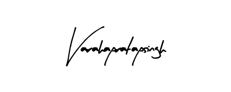 Also You can easily find your signature by using the search form. We will create Varahapratapsingh name handwritten signature images for you free of cost using Arty Signature sign style. Varahapratapsingh signature style 8 images and pictures png