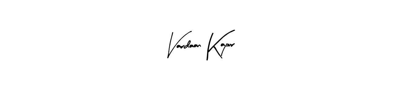 How to make Vardaan Kapur signature? Arty Signature is a professional autograph style. Create handwritten signature for Vardaan Kapur name. Vardaan Kapur signature style 8 images and pictures png