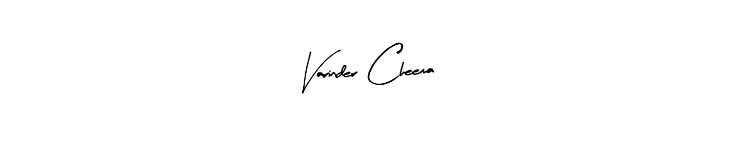 Design your own signature with our free online signature maker. With this signature software, you can create a handwritten (Arty Signature) signature for name Varinder Cheema. Varinder Cheema signature style 8 images and pictures png