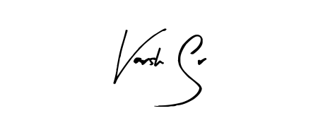 Discover how Varsh Sr looks in an executive cursive font (Arty Signature). Perfect for legal documents, invoices, and certificates. Varsh Sr signature style 8 images and pictures png