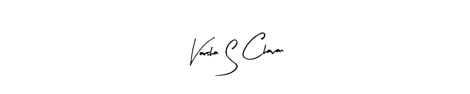 You should practise on your own different ways (Arty Signature) to write your name (Varsha S Chavan) in signature. don't let someone else do it for you. Varsha S Chavan signature style 8 images and pictures png