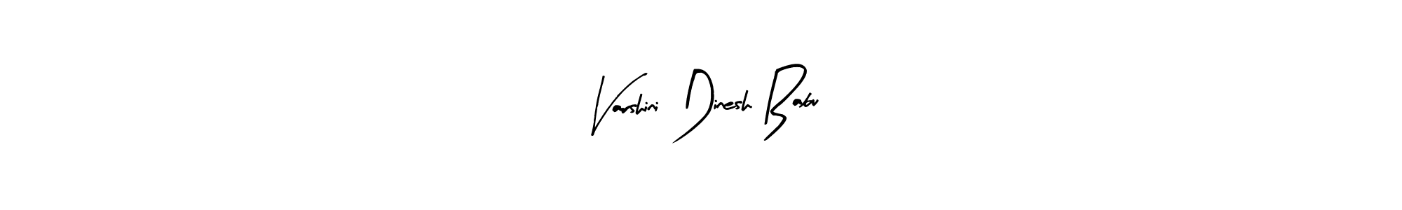 Varshini Dinesh Babu stylish signature style. Best Handwritten Sign (Arty Signature) for my name. Handwritten Signature Collection Ideas for my name Varshini Dinesh Babu. Varshini Dinesh Babu signature style 8 images and pictures png