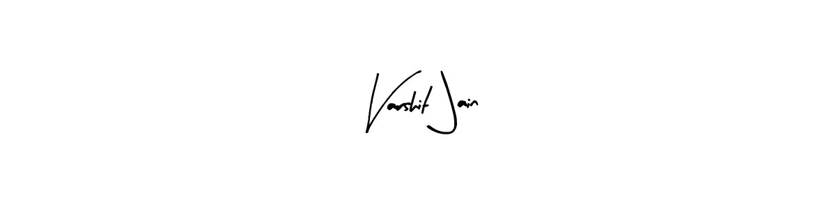 Similarly Arty Signature is the best handwritten signature design. Signature creator online .You can use it as an online autograph creator for name Varshit Jain. Varshit Jain signature style 8 images and pictures png