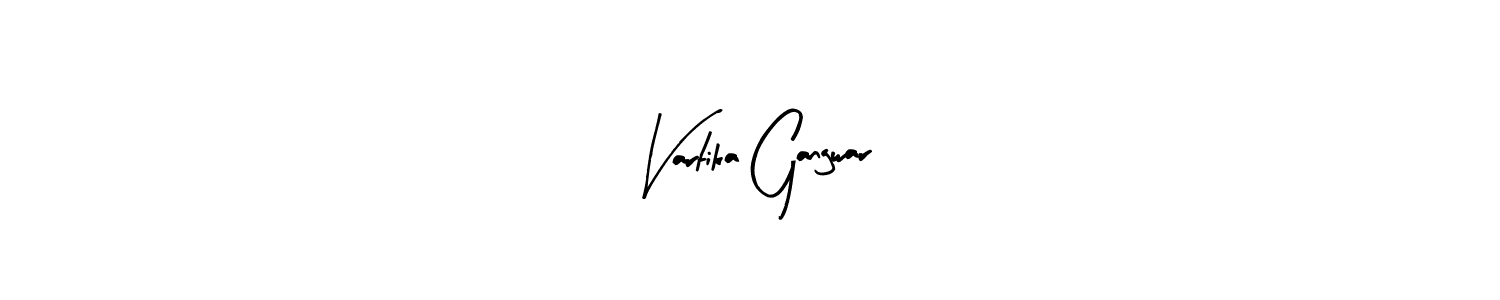 Make a beautiful signature design for name Vartika Gangwar. Use this online signature maker to create a handwritten signature for free. Vartika Gangwar signature style 8 images and pictures png