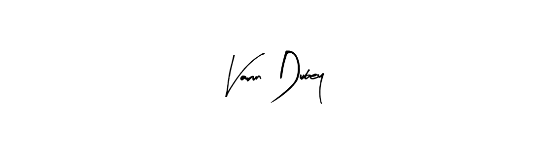 How to make Varun Dubey name signature. Use Arty Signature style for creating short signs online. This is the latest handwritten sign. Varun Dubey signature style 8 images and pictures png