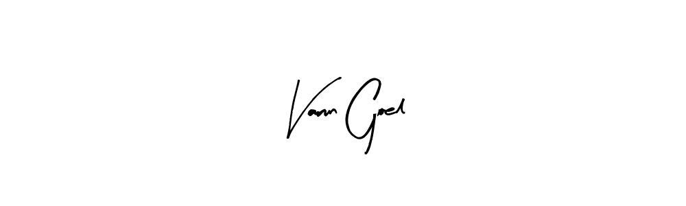 How to make Varun Goel signature? Arty Signature is a professional autograph style. Create handwritten signature for Varun Goel name. Varun Goel signature style 8 images and pictures png