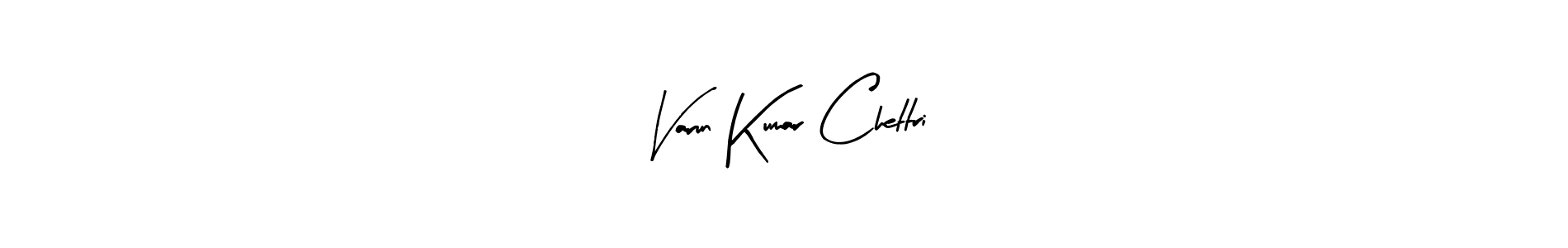 Design your own signature with our free online signature maker. With this signature software, you can create a handwritten (Arty Signature) signature for name Varun Kumar Chettri. Varun Kumar Chettri signature style 8 images and pictures png
