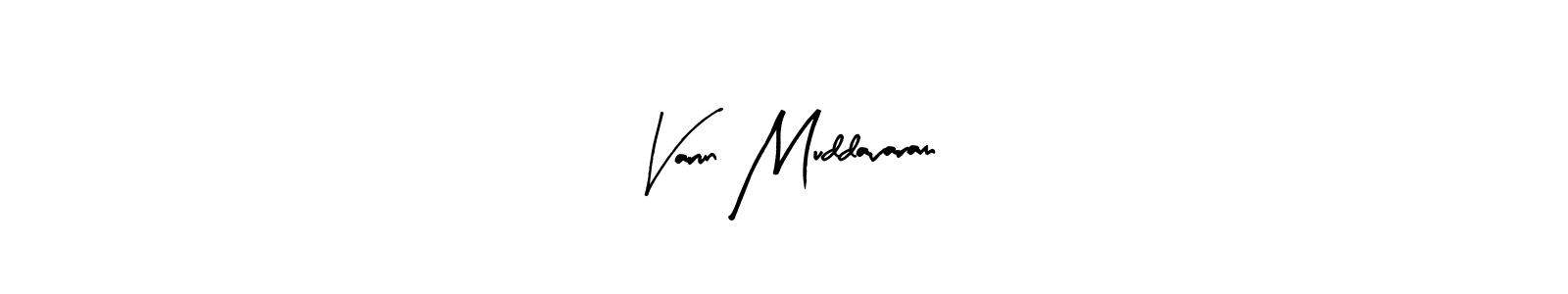 Use a signature maker to create a handwritten signature online. With this signature software, you can design (Arty Signature) your own signature for name Varun Muddavaram. Varun Muddavaram signature style 8 images and pictures png